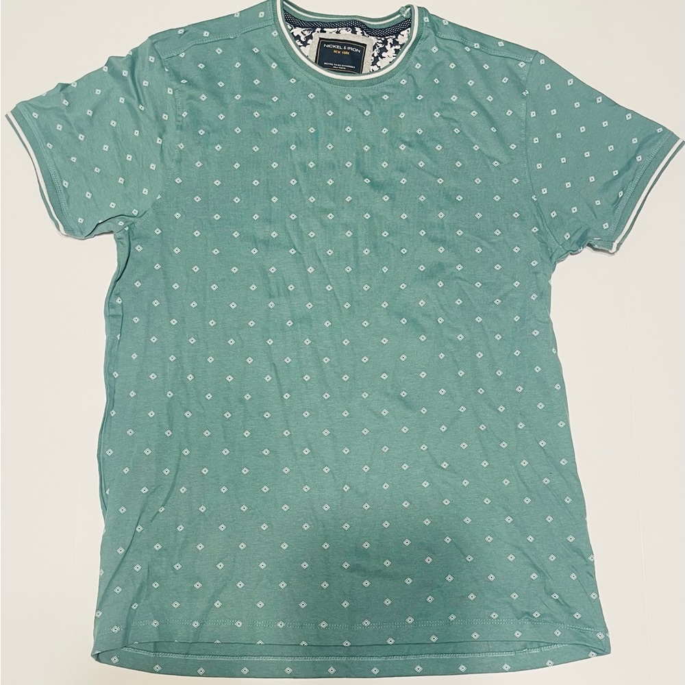 Nickel & Iron New York Green Shirt Large